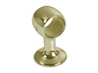 Staander voor handrail of stokbolder  messing