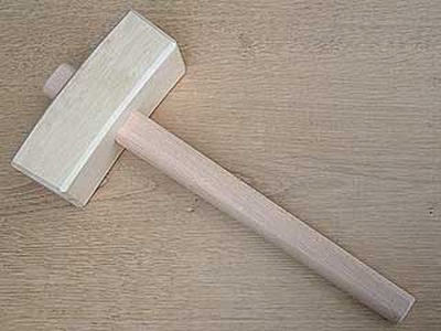 Vierkante houten hamer Stanley